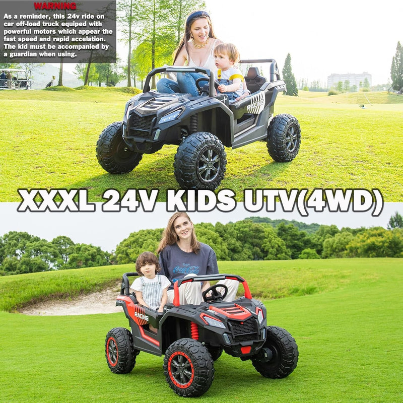Load image into Gallery viewer, 24V 4WD XXL Ride-On UTV Car for Big Kids with 2-Seater Capacity
