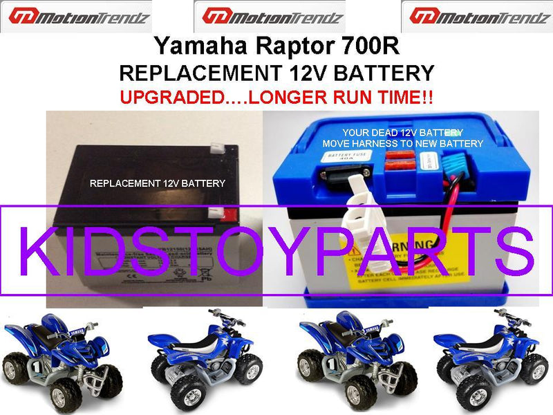 Load image into Gallery viewer, 12V Replacement Battery for Raptor 700R with Extended Run Time
