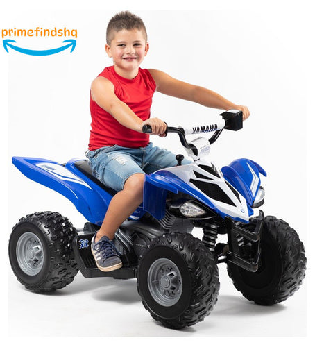 12 Volt Battery Powered Blue Ride-On ATV with Music Features