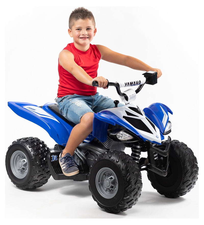 Load image into Gallery viewer, 12 Volt Battery Powered Blue Ride-On ATV with Music Features
