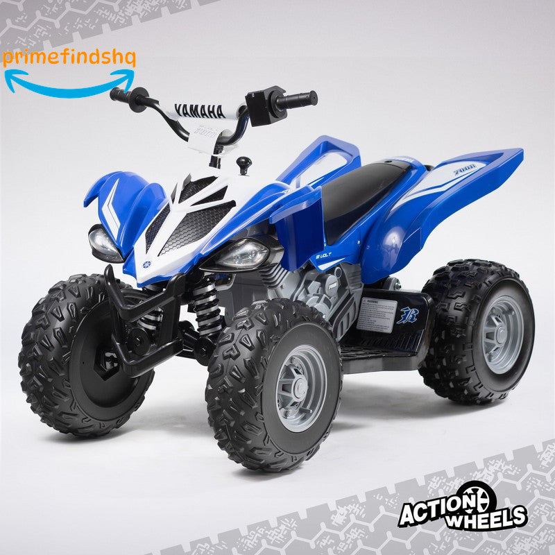 Load image into Gallery viewer, 12 Volt Battery Powered Blue Ride-On ATV with Music Features
