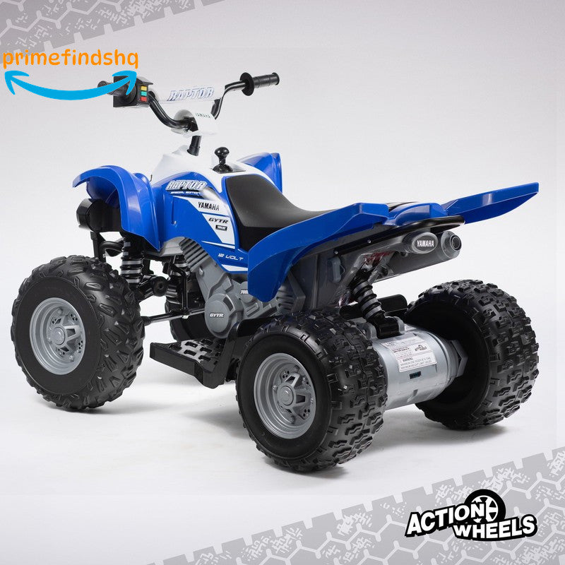 Load image into Gallery viewer, 12 Volt Battery Powered Blue Ride-On ATV with Music Features
