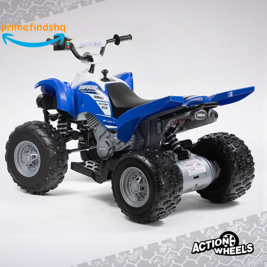 12 Volt Battery Powered Blue Ride-On ATV with Music Features
