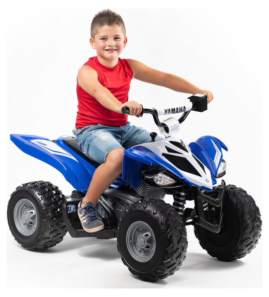 12 Volt Battery Powered Blue Ride-On ATV with Music Features