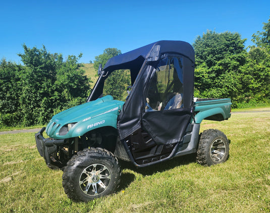 Yamaha Rhino - Full Cab Enclosure for Hard Windshield (Half Doors)