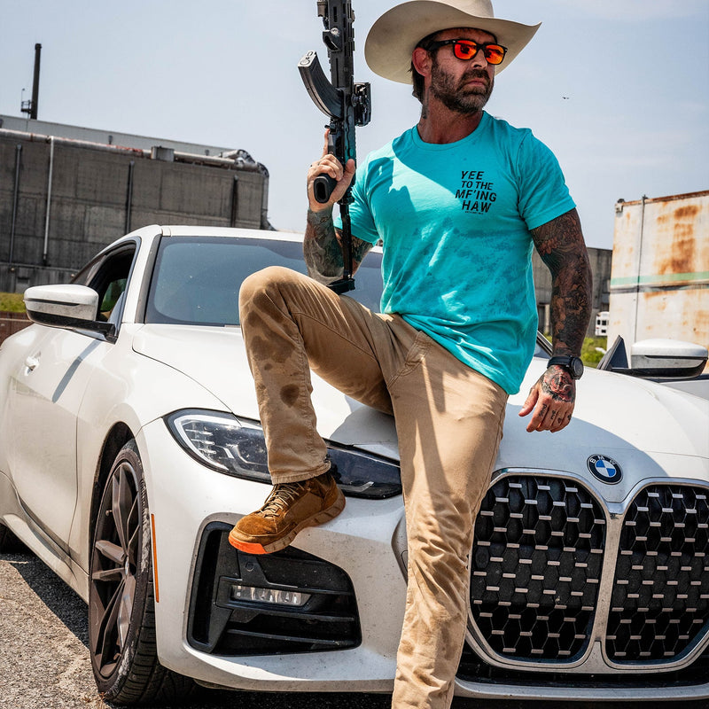 Load image into Gallery viewer, Yee To The Mf&#39;Ing Haw Rodeo Men&#39;s T-Shirt
