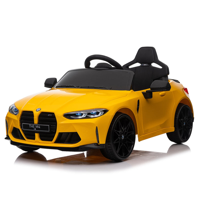 Load image into Gallery viewer, 12V Yellow Kids Ride-On Toy Car with 2.4G Parent Remote Control and Three-Speed Settings
