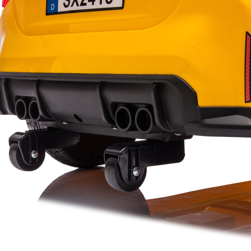 Load image into Gallery viewer, 12V Yellow Kids Ride-On Toy Car with 2.4G Parent Remote Control and Three-Speed Settings
