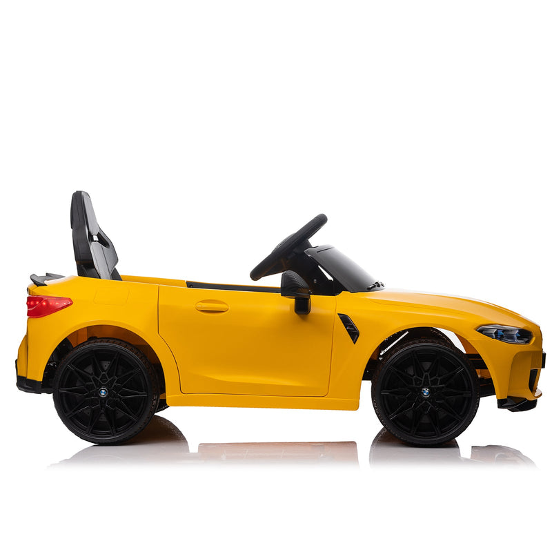 Load image into Gallery viewer, 12V Yellow Kids Ride-On Toy Car with 2.4G Parent Remote Control and Three-Speed Settings
