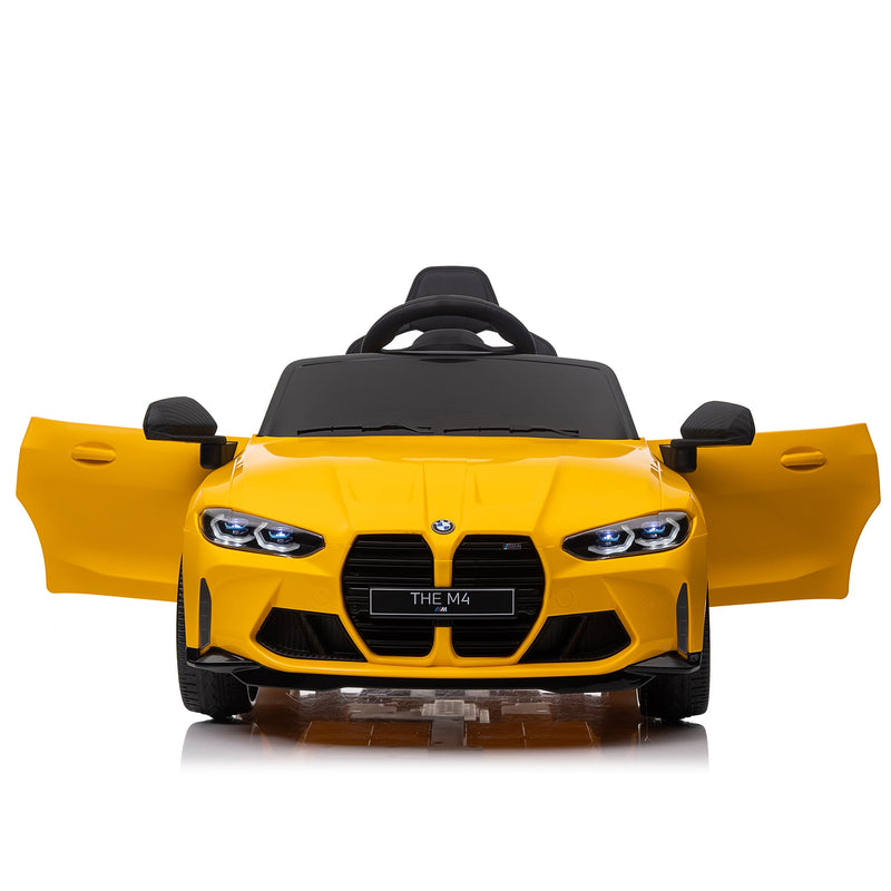Load image into Gallery viewer, 12V Yellow Kids Ride-On Toy Car with 2.4G Parent Remote Control and Three-Speed Settings
