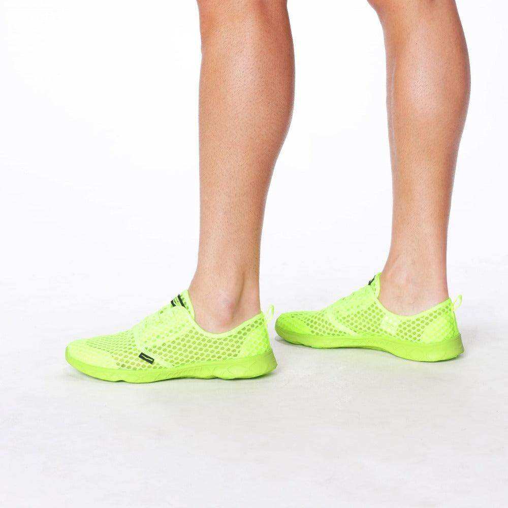 Men's Aqua Sneaker Neon Yellow - Skoutley Outdoors LLC