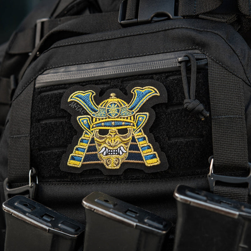 Load image into Gallery viewer, M-Tac Samurai Mask Embroidered Patch
