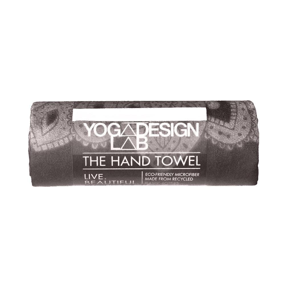Yoga Hand Towel - Mandala Black