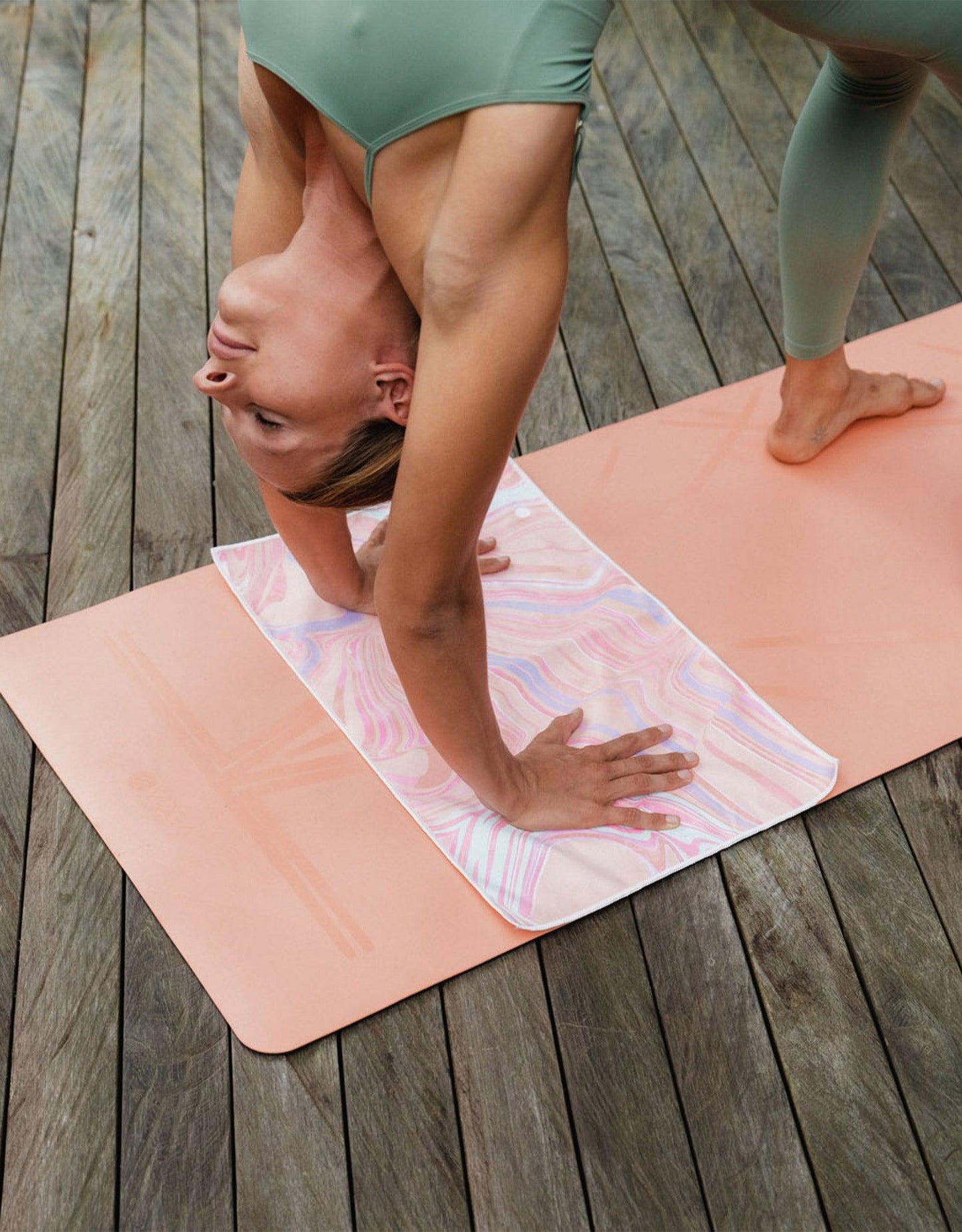 Yoga Hand Towel - Pearl
