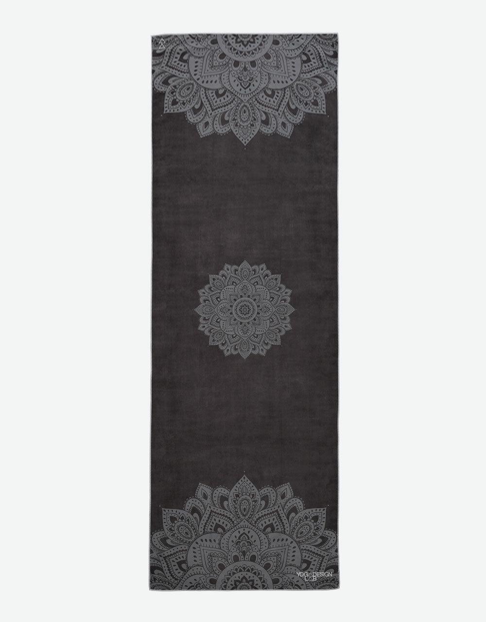 Yoga Mat Towel - Mandala Black