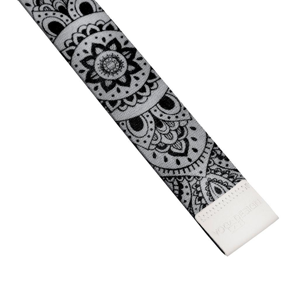 Yoga Strap - Mandala Black