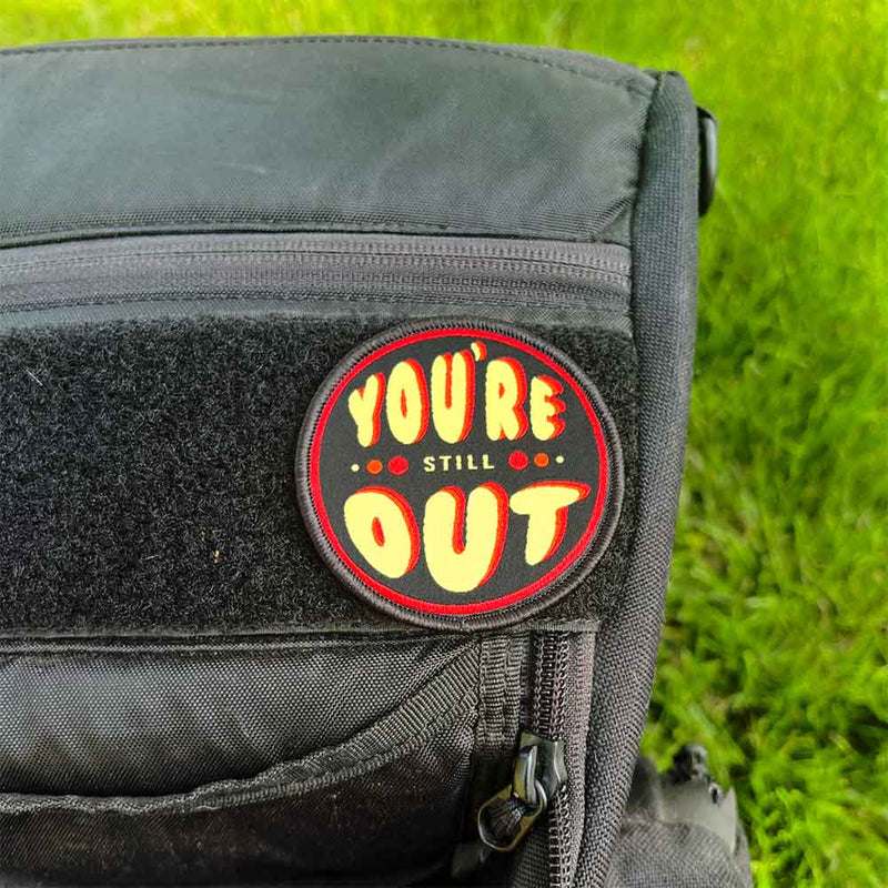 Load image into Gallery viewer, You're Still Out Disc Golf Patch - Hook And Loop
