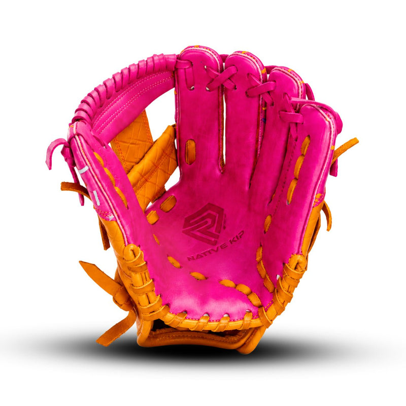 Load image into Gallery viewer, Youth Baseball Glove - Ice Cream glove (Strawberry &amp; Sprinkles)
