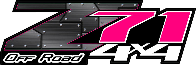 Load image into Gallery viewer, Chevrolet Z71 4x4 Off Road Steel Decals Set of 2
