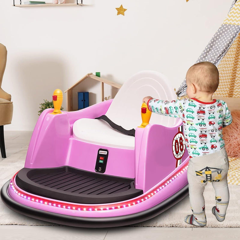 Load image into Gallery viewer, 12V Electric Ride-On Bumper Car for Kids and Toddlers Ages 2-6 Years - Purple
