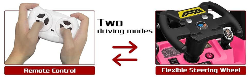 Load image into Gallery viewer, 12V Kids Ride-On Forklift Toy Car with Horn for Pretend Construction Play
