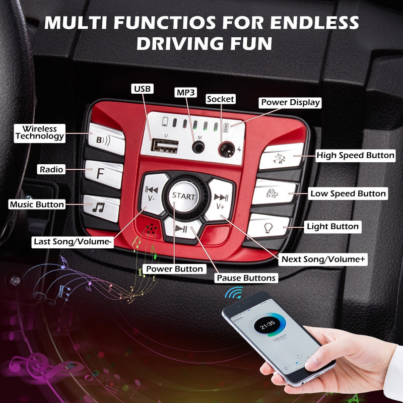 Load image into Gallery viewer, 24V Kids Electric 2-Seater Ride-On UTV Truck 55in with Remote Control and 4x80W Motors Green
