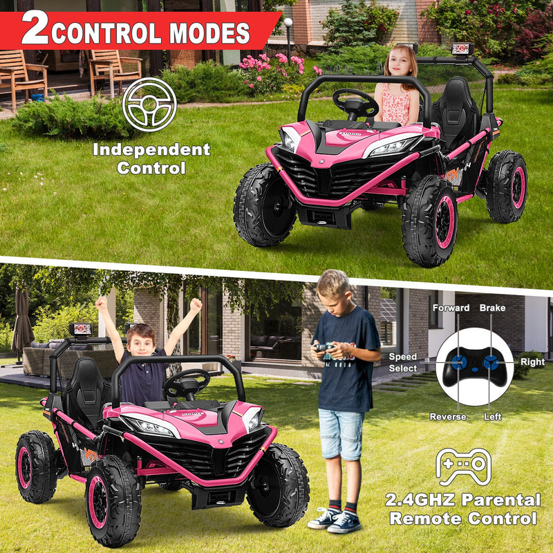Load image into Gallery viewer, 24V Electric Kids 2-Seater Ride-On UTV Truck with 300W Motor, EVA Wheels, and Remote Control
