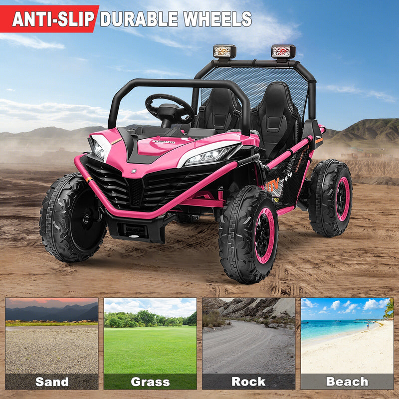 Load image into Gallery viewer, 24V Electric Kids 2-Seater Ride-On UTV Truck with 300W Motor, EVA Wheels, and Remote Control
