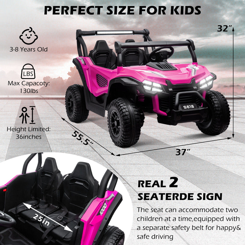 Load image into Gallery viewer, 24V Electric Kids 2-Seater Ride-On UTV Truck with 4x80W Motors and Remote Control
