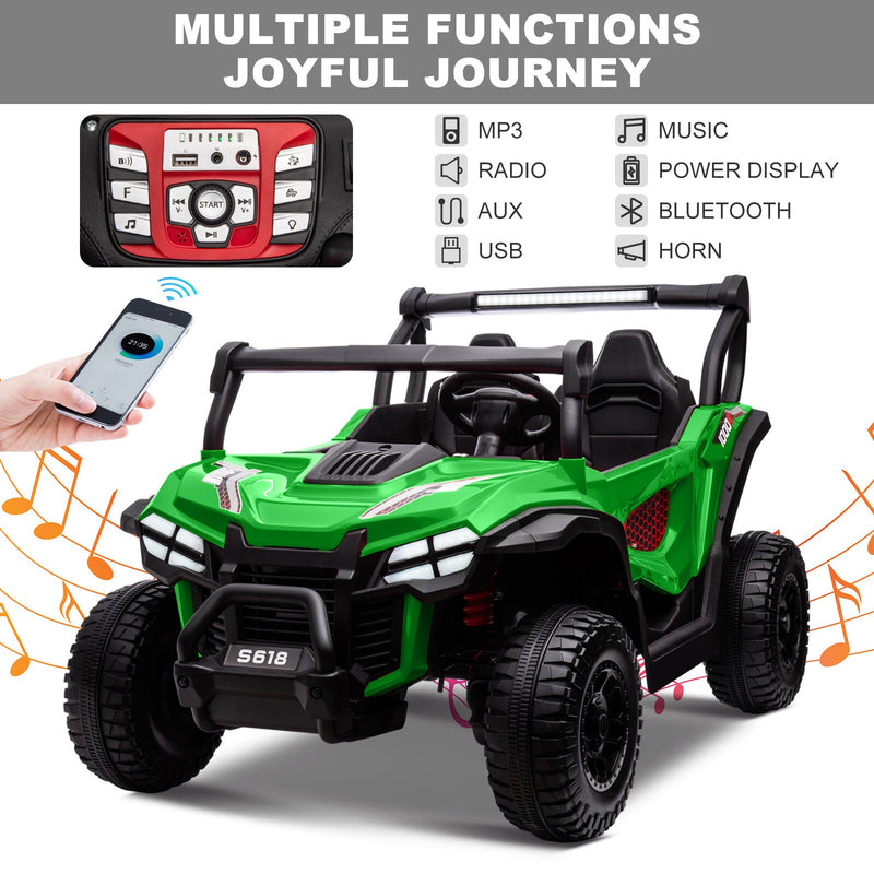 Load image into Gallery viewer, 24V Electric Kids 2-Seater Ride-On UTV Truck with 4x80W Motors and Remote Control
