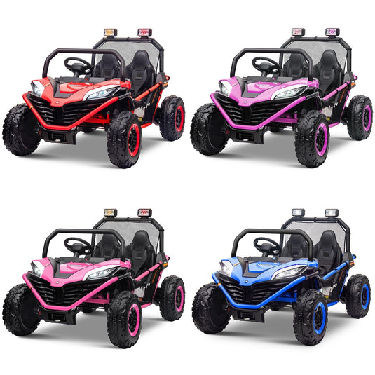24V Electric Kids Ride-On UTV Truck with 2 Seats, 4WD and Remote Control, 4x80W Motors