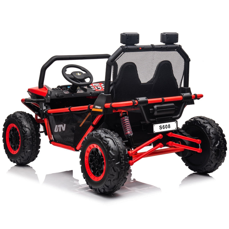 Load image into Gallery viewer, 24V Electric Kids Ride-On UTV Truck with 2 Seats, 4WD and Remote Control, 4x80W Motor
