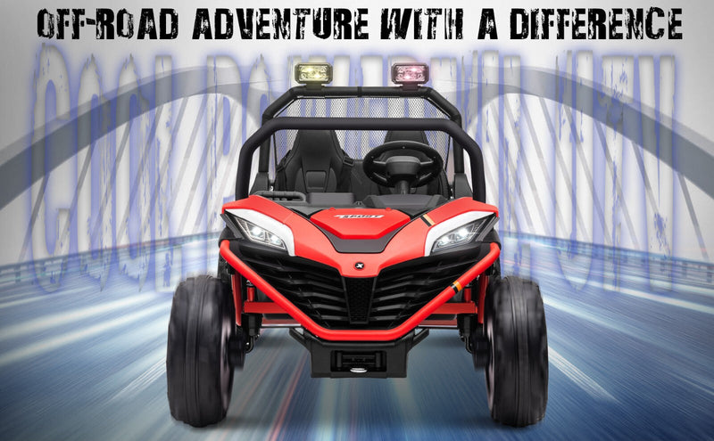 Load image into Gallery viewer, 24V Electric Kids Ride-On UTV Truck with 2 Seats, 4WD and Remote Control, 4x80W Motor
