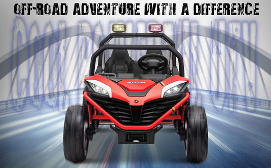 24V Electric Kids Ride-On UTV Truck with 2 Seats, 4WD and Remote Control, 4x80W Motor