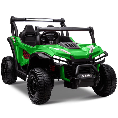 24V Kids Electric 2-Seater Off-Road UTV Truck Ride-On Car with 4WD and 80W Motor