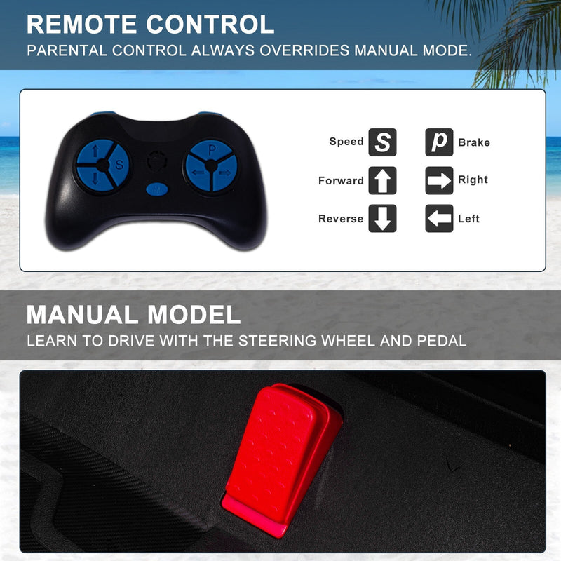 Load image into Gallery viewer, 24V Kids Electric 4WD Ride-On UTV Truck, 2-Seater, Green, 80W Motor
