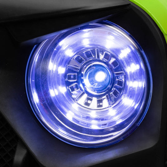 12V Electric 4-Wheel Kids Ride-On Truck with Remote Control and 2 Seats, Green