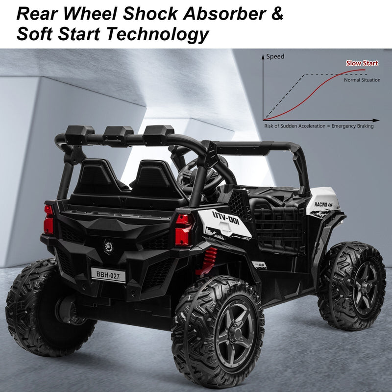 Load image into Gallery viewer, Electric Kids Ride-On 4WD/2WD UTV Truck with 24V Power, Bluetooth, and Music Features
