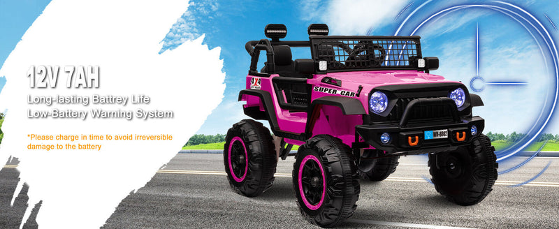 Load image into Gallery viewer, 12V Electric Kids Ride-On Truck with Remote Control and 2 Seats
