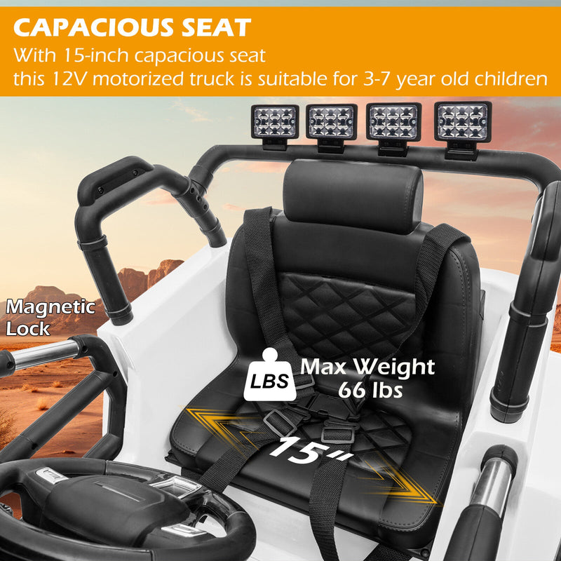 Load image into Gallery viewer, 12V Kids Ride-On Jeep Truck Car with Remote Control and 3 Speed Settings
