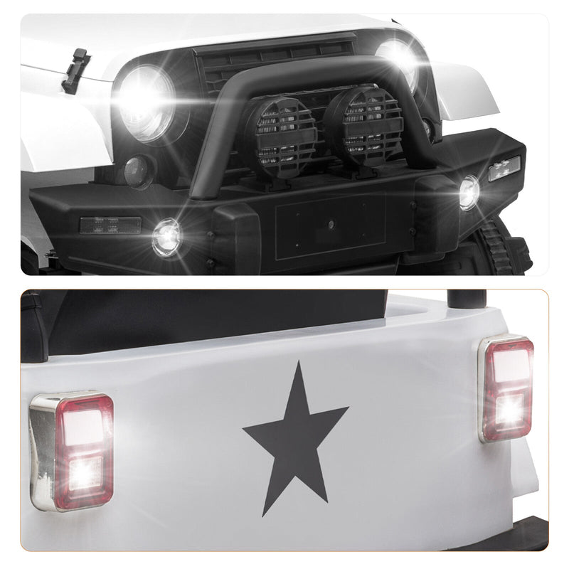 Load image into Gallery viewer, 12V Kids Ride-On Jeep Truck Car with Remote Control and 3 Speed Settings
