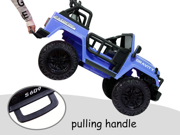 Load image into Gallery viewer, 12V Electric Ride-On Jeep Truck for Kids, 2-Seater with 3 Speeds and Remote Control
