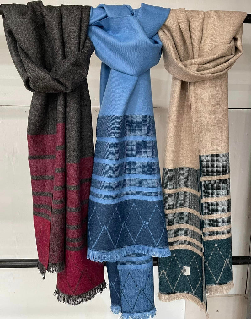 Load image into Gallery viewer, ZigZag Alpaca Scarf
