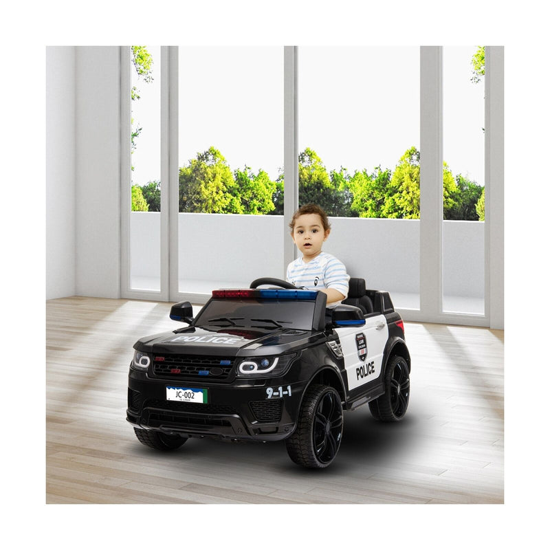 Load image into Gallery viewer, Zimtown Kids Police Electric Car with Double Drive and 12V Battery Motor
