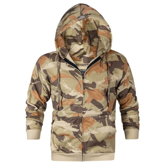 Men's Fleece Lined Zip Up Hoodie