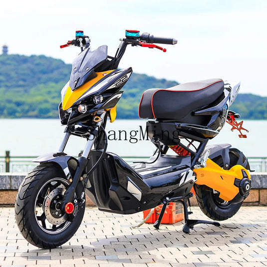 High-Speed Electric Battery-Powered Pedal Motorcycle for Household Use